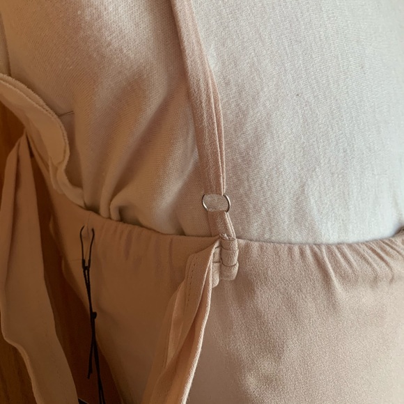 New Reformation Champagne Poppy Dress Size 6 - Picture 6 of 15